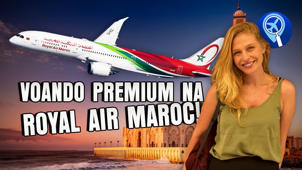Como é voar na Premium economy da Royal Air Maroc