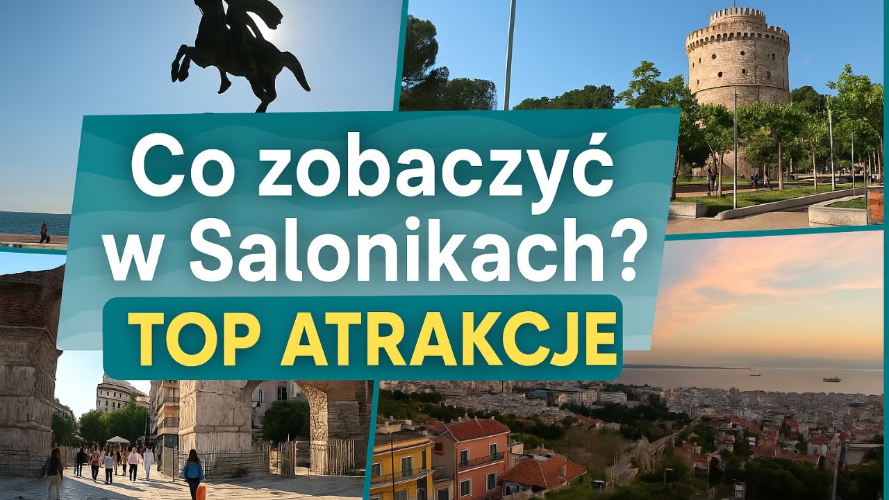 🇬🇷SALONIKI GRECJA 2025 Pyszne burgery Biała Wieża, Galeriusz i niesamowite widoki! THESSALONIKI VLOG