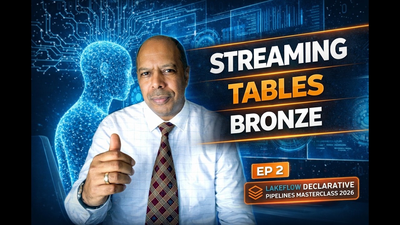 Databricks Streaming Tables Explained | Spark Declarative Pipelines Bronze Layer Episode 2