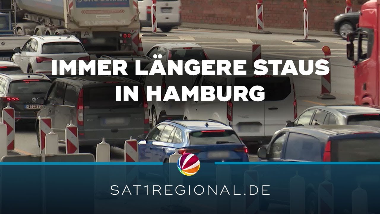 Autofahrer in Hamburg stehen immer länger im Stau