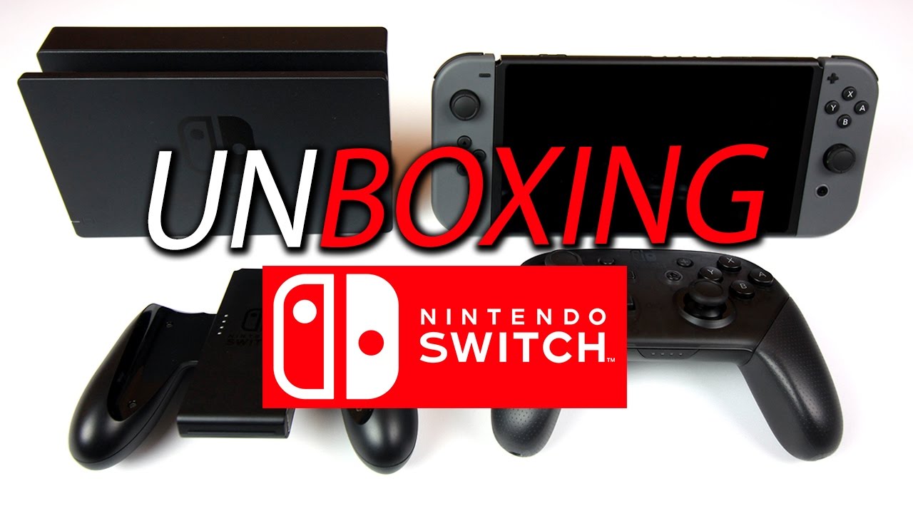 Nintendo Switch Unboxing 任天堂Switch開箱 - 有個性的游戲機