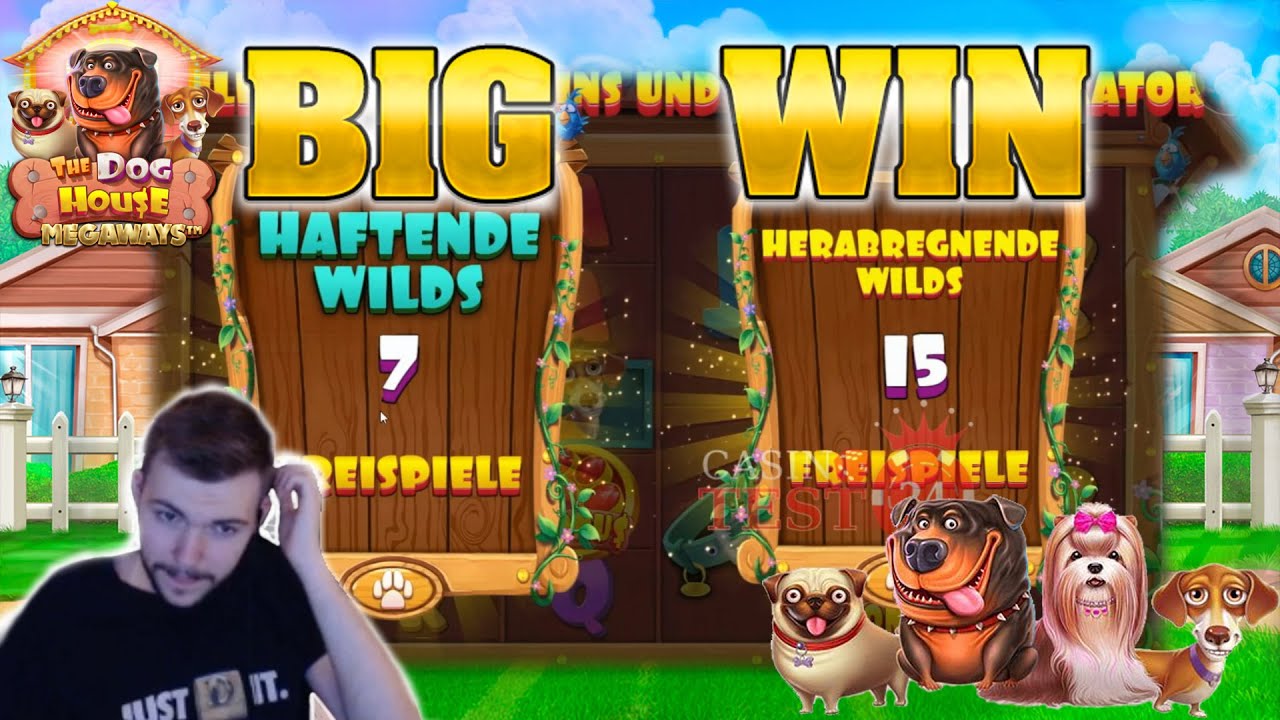 BIG WIN! The Dog House Megaways FREE SPINS (3 Scatter) - 2&euro; BET