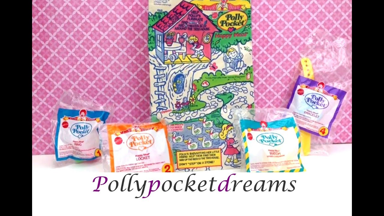 Polly Pocket Happy Meal 1994 NEW unboxing 100% complete 😍🍟