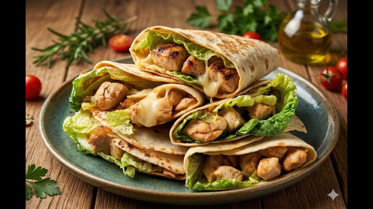 Хрустящая куриная кесадилья! Идеально для завтрака или ужина