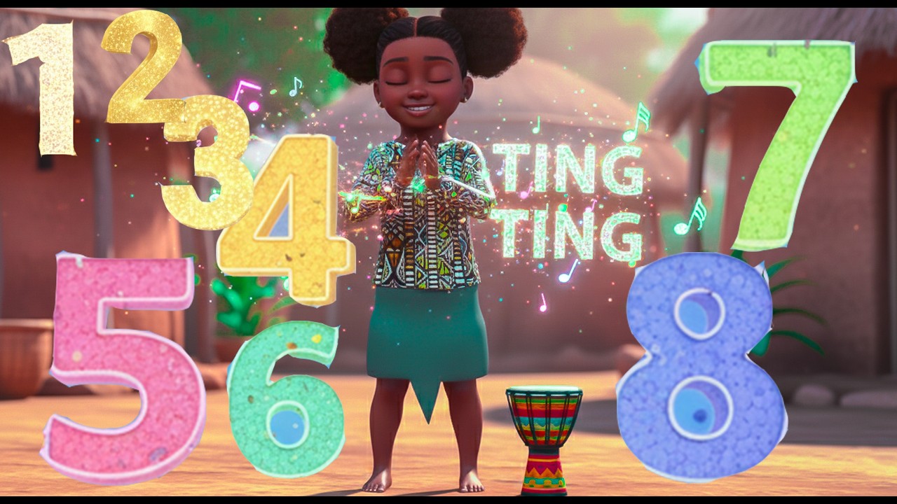 apprendre a compter facilement | B'ANGEL FRANÇAIS | Comptines avec bebe kameni | Bantu Angel Françai