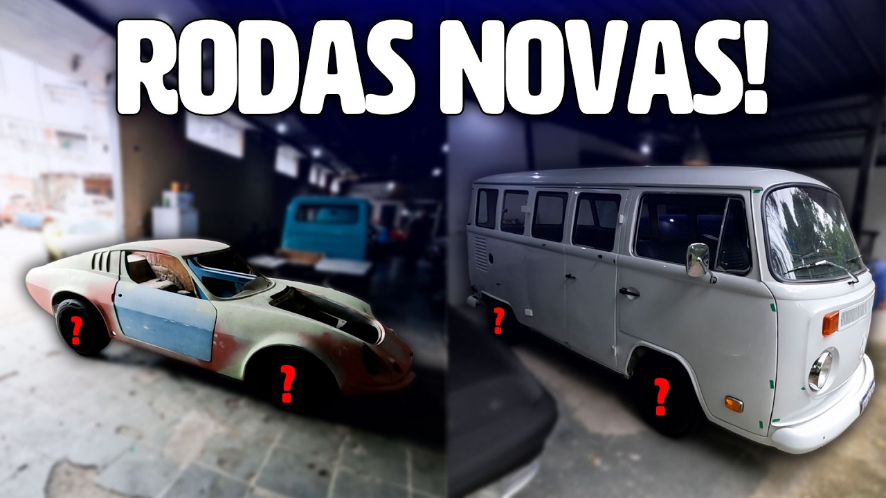 RODAS NOVAS PARA OS PROJETOS DA KOMBI E DO PUMA! FICARAM SIMPLESMENTE SENSACIONAIS!!