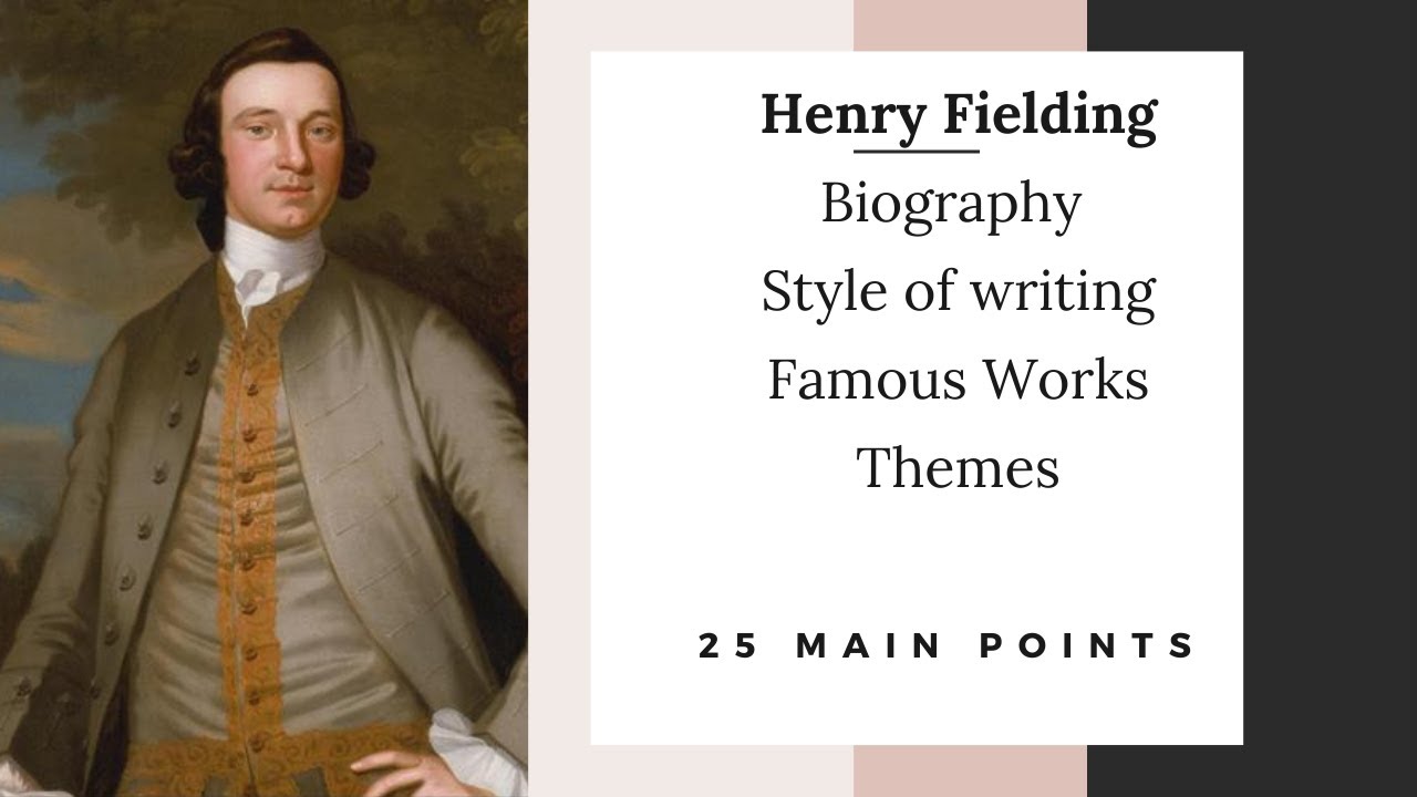 Henry Fielding English Novelist