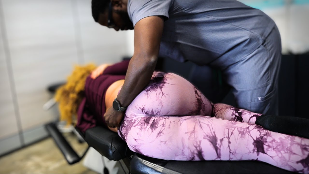 She CAME BACK AFTER A YEAR   CHIROPRACTIC ADJUSTMENT ASMR