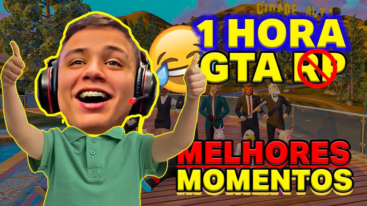 UMA HORA DE GTA ANTI_RP🚫🔥 PAULINHO O LOKO *modder dois* MELHORES MOMENTOS