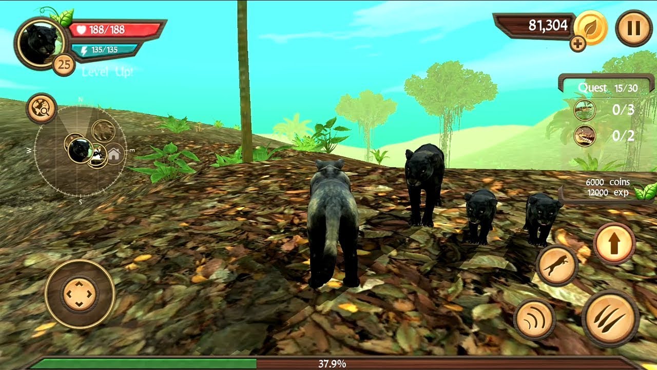Wild Panther Sim 3D Android Gameplay HD #5