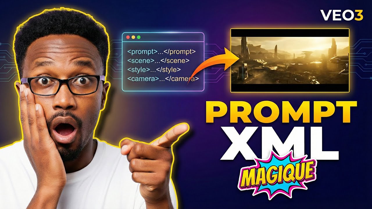 VEO3 : Génère des vidéos INCROYABLES avec le Prompt XML Magique