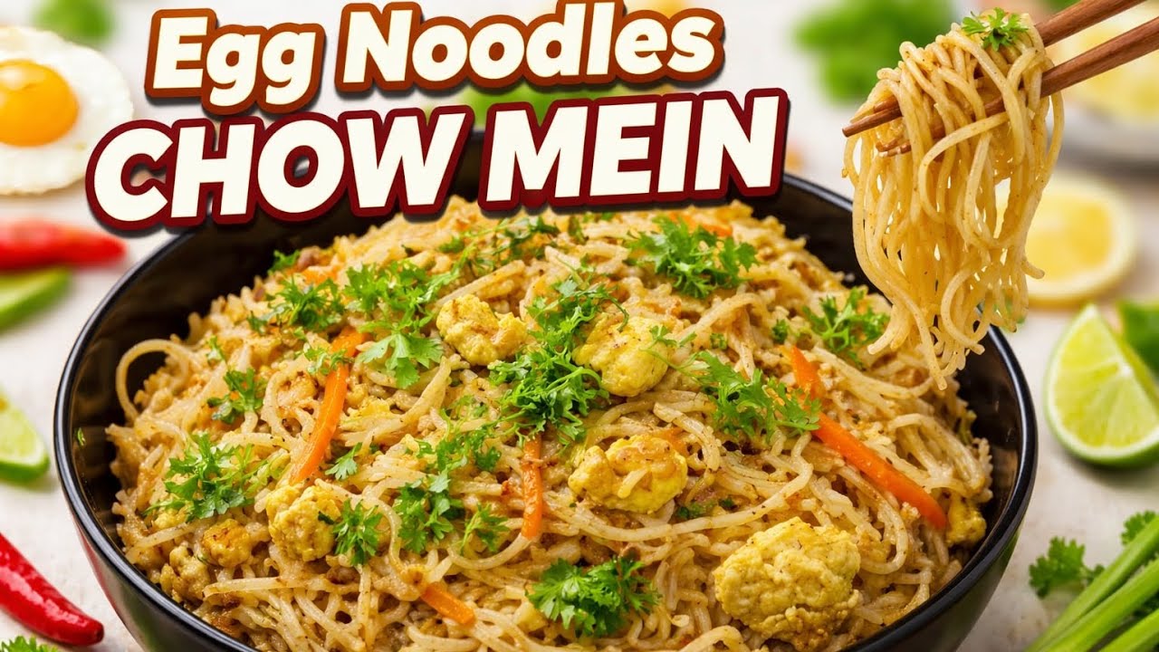 Egg Noddles#Chow Main#easycooking #recipe #uniquekitchencorner126 