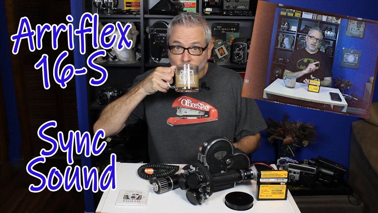 Синхронизация звука с камерой Arriflex Arri 16S 16 мм / Синхронизирующий мотор Georg Jensen Cryst...