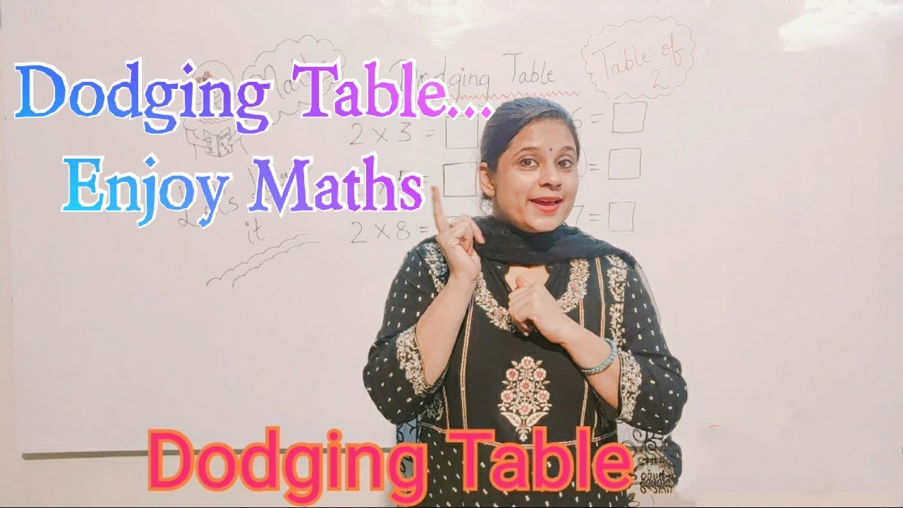 Dodging Table for kids...Maths with Fun...Learn Maths