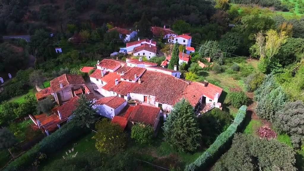 Las aldeas de Alájar a vista de pájaro.