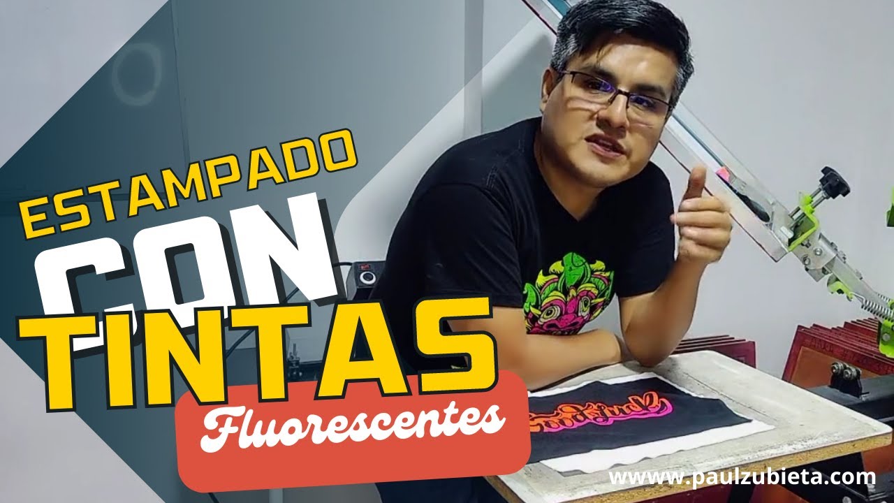 ESTAMPADO CON  TINTAS PLASTISOL FLUORESCENTES