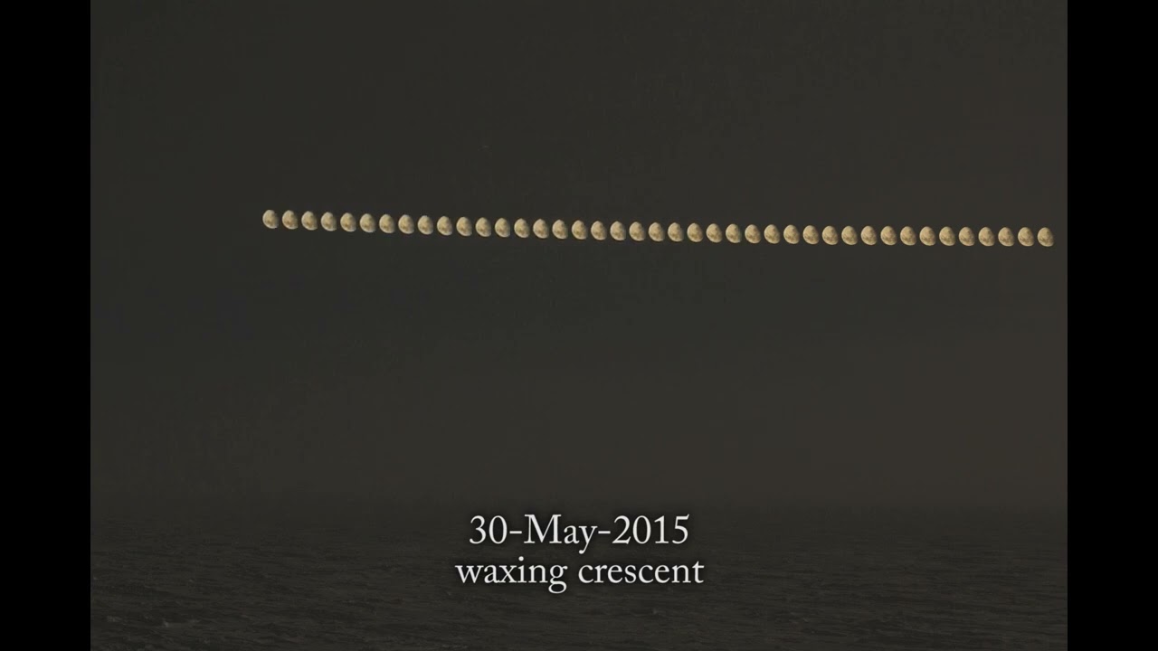 the Moon over the Pole