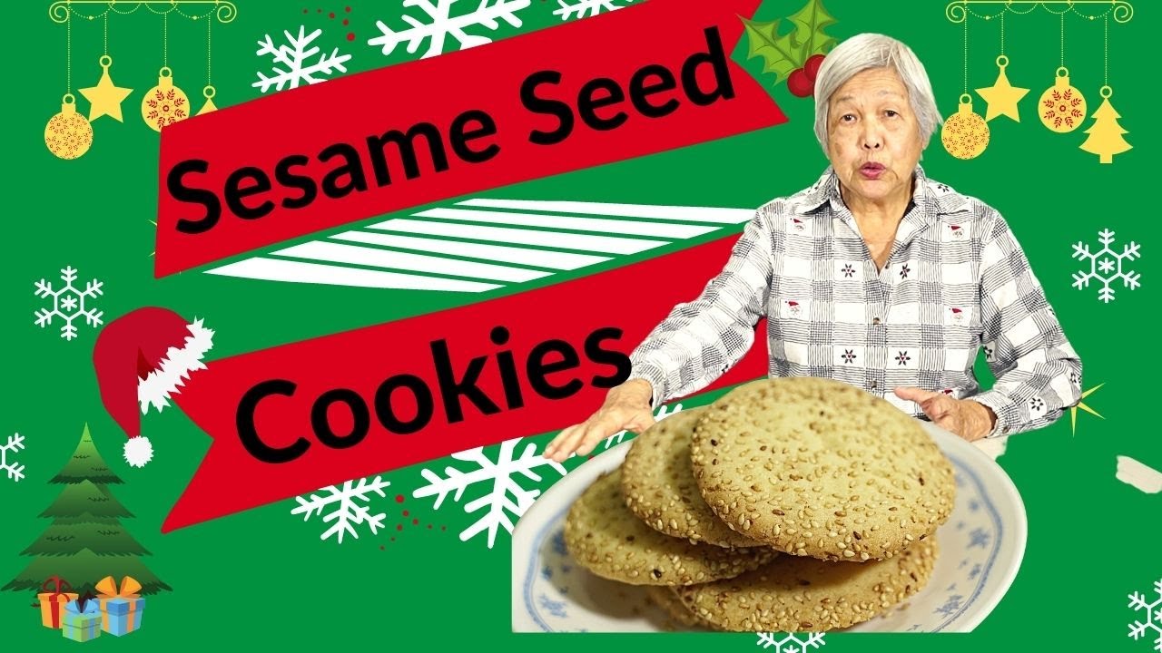 Sesame Seed Cookies | Light And Crispy | Easy To Make