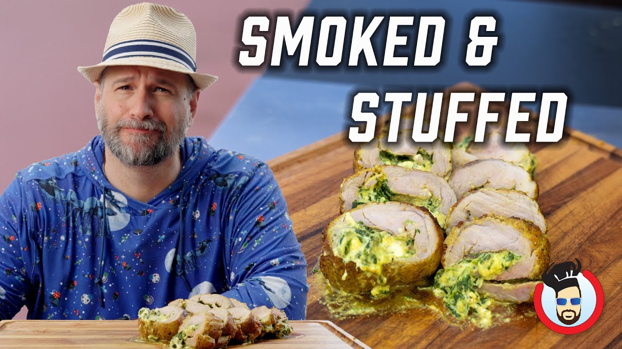 Как лучше всего приготовить сочную фаршированную свиную вырезку на дровяном огне Ninja? 🍖🔥