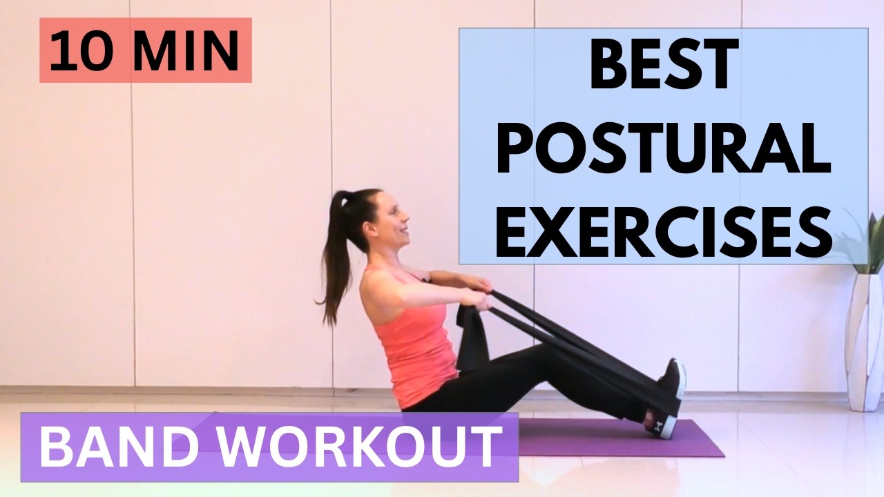 Best Postural Resistance Band Exercises |Effective Upper Back and Posture Exercises