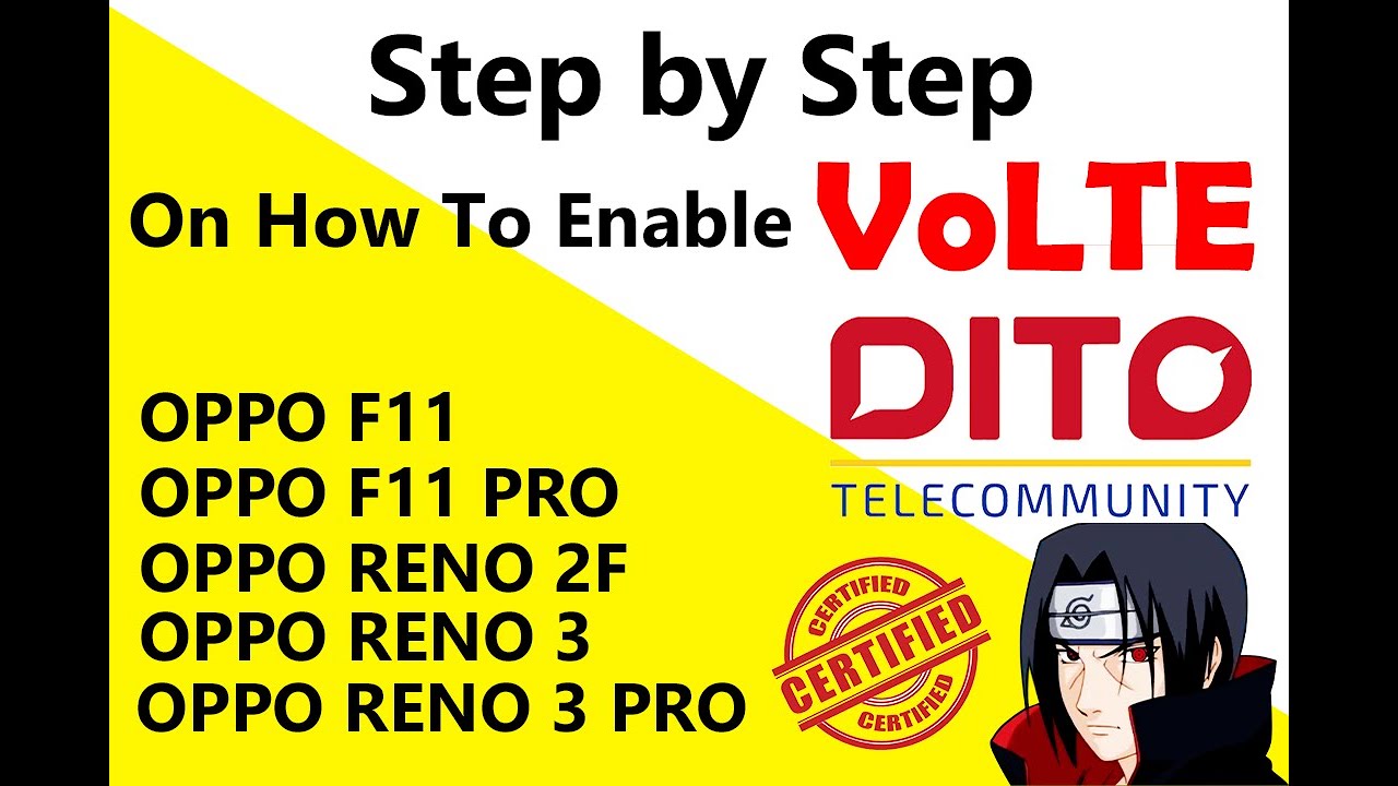 Step by step on how to Activate VoLTE on Oppo Phones (F11,F11 Pro, Reno 2F, Reno 3, Reno 3 Pro) 2021