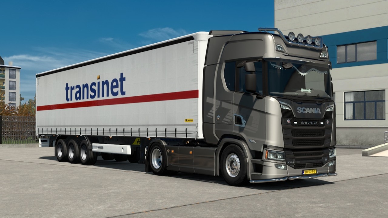 Ets2 1.58 | Scania NG 770 S V8 Truck delivering + wheelcam (NL) (D)