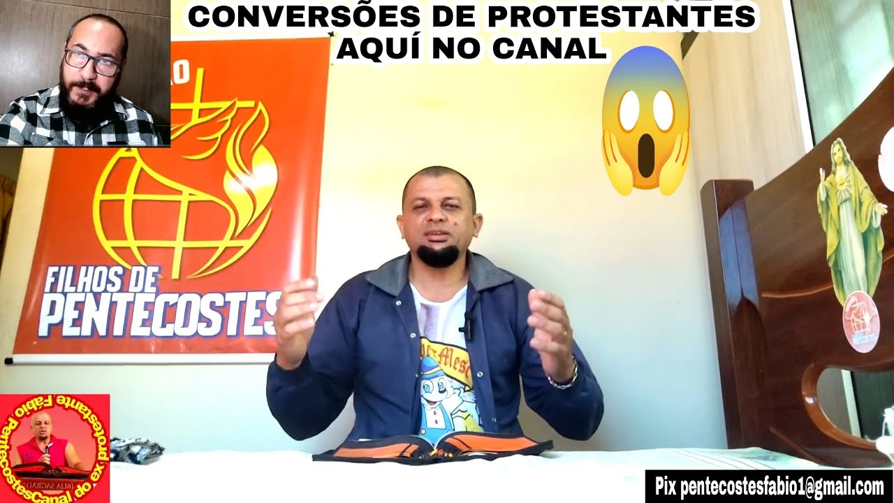 CONVERSÃO DE PASTOR PROTESTANTE AQUÍ NO CANAL.