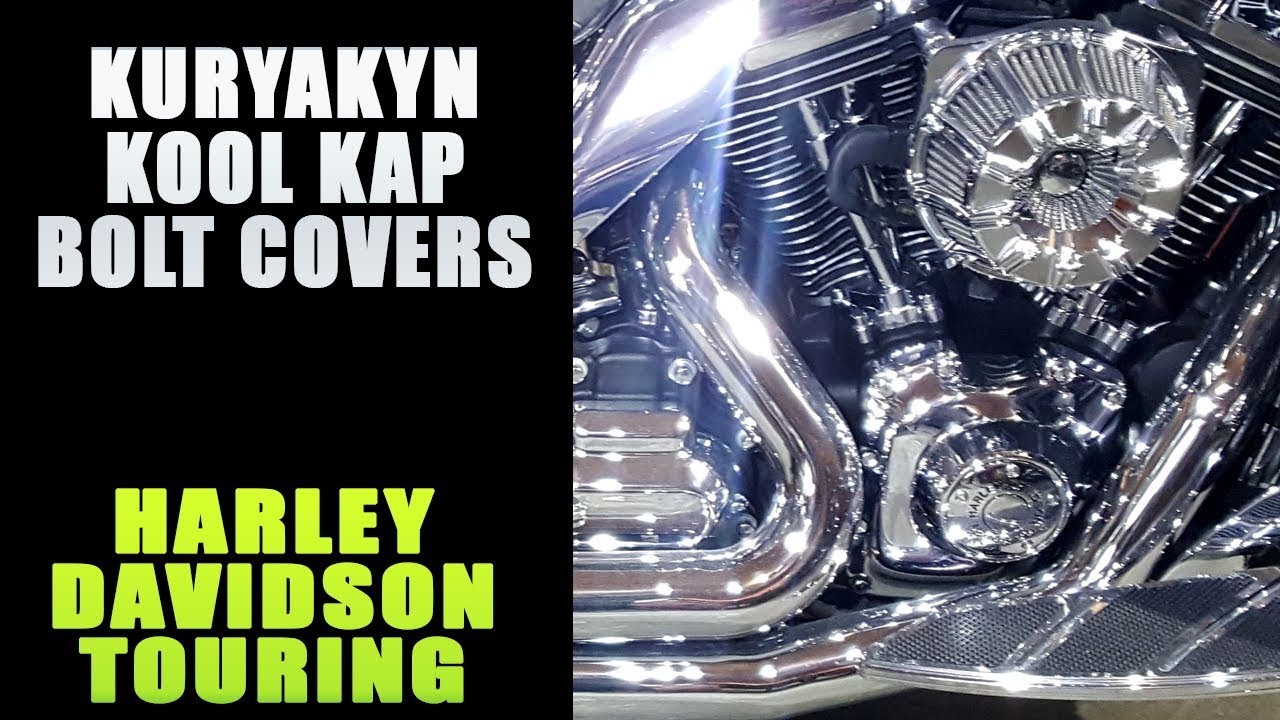 COVER UP YOUR BOLT HEADS WITH KURYAKYN KOOL KAPS FOR HARLEY DAVIDSON TOURING