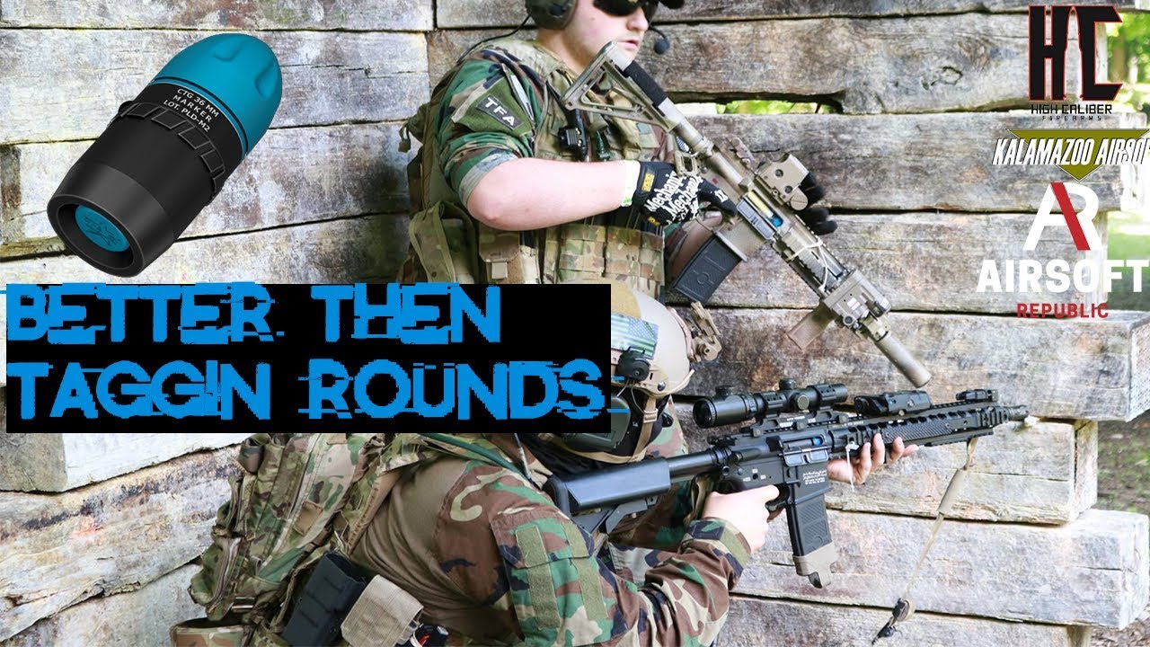 New Explosive airsoft round! [Better then Taggin]