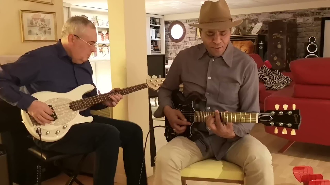 Éric PILET et Amar SUNDY, Partage avec micros CECCA Guitares Custombucker Alnico 3