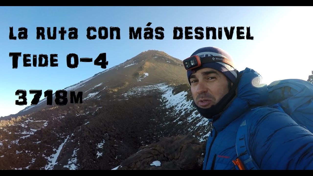 Teide desde la playa del Socorro (0-4) y bajada al Parador Nacional de las Cañadas por Pico Viejo