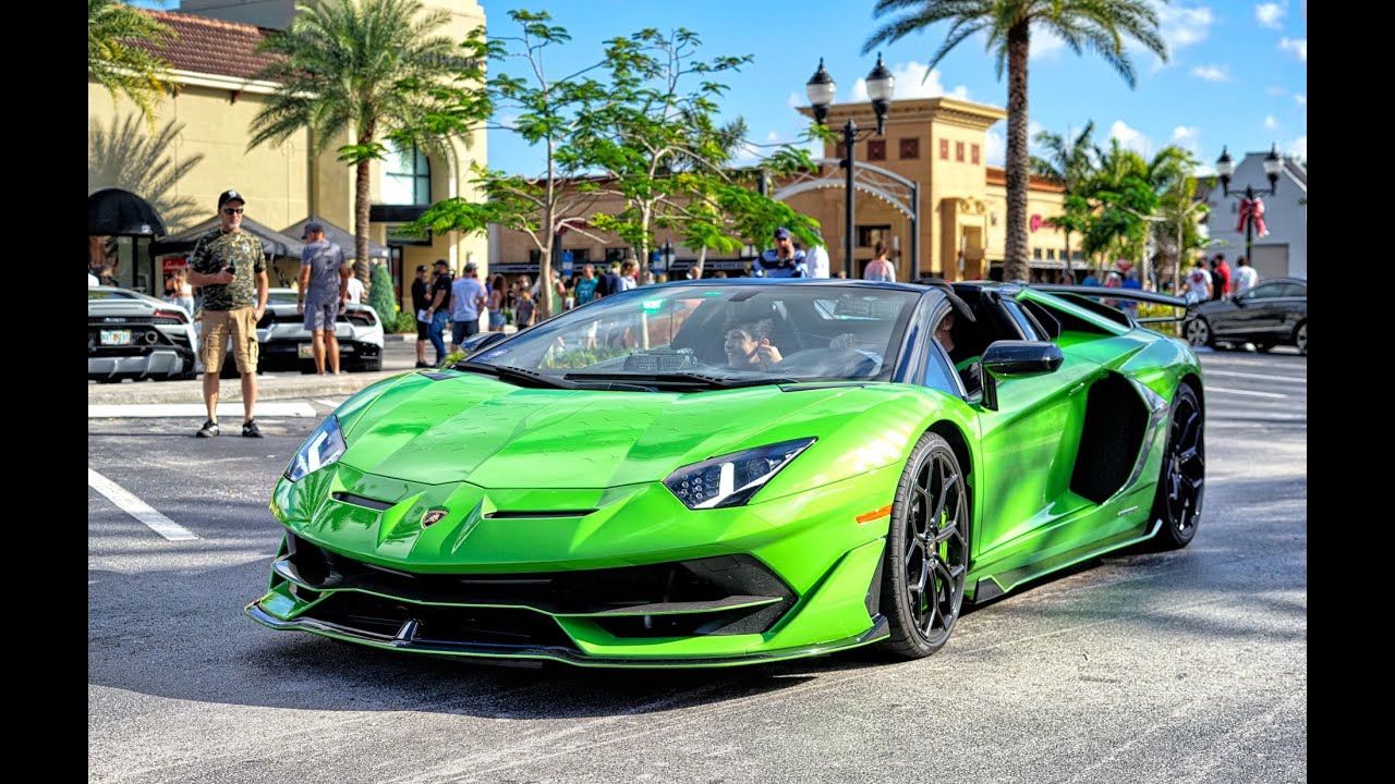 Supercars Arriving - Lamborghini Aventador SVJ, McLaren 765LT, Ferrari SF90 - Supercar Saturdays