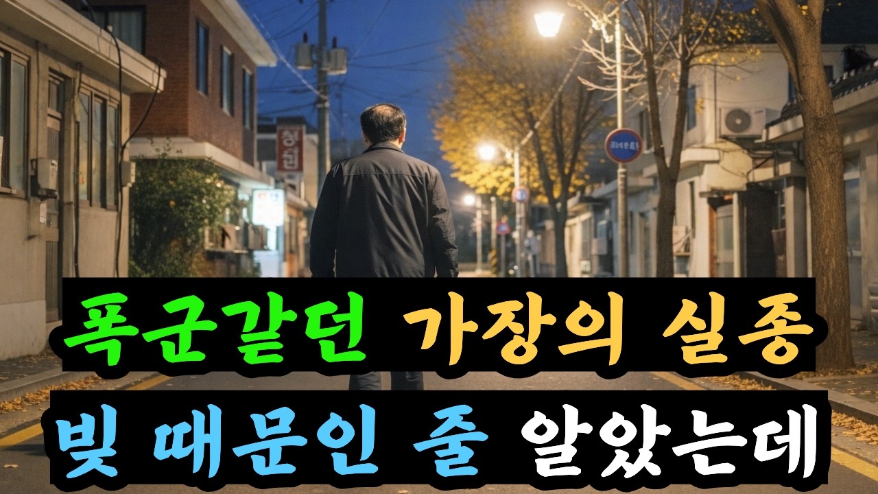 1998년 IMF, 가출로 끝난 철물점 사장 실종… 11년 후 밝혀진 충격적인 진실