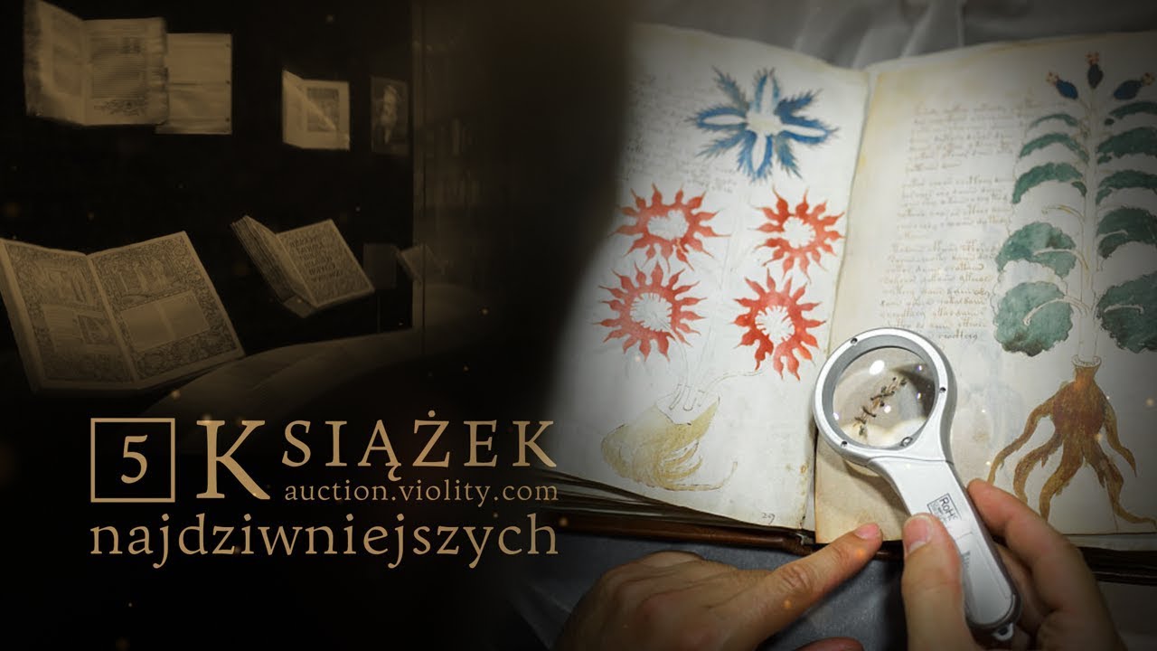 Pięć najbardziej niezwykłych książek. Aukcja Violity 0+