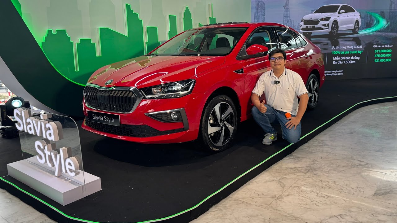 Skoda Slavia 2025: Đánh giá nhanh bản full option giá bán 511 triệu đồng