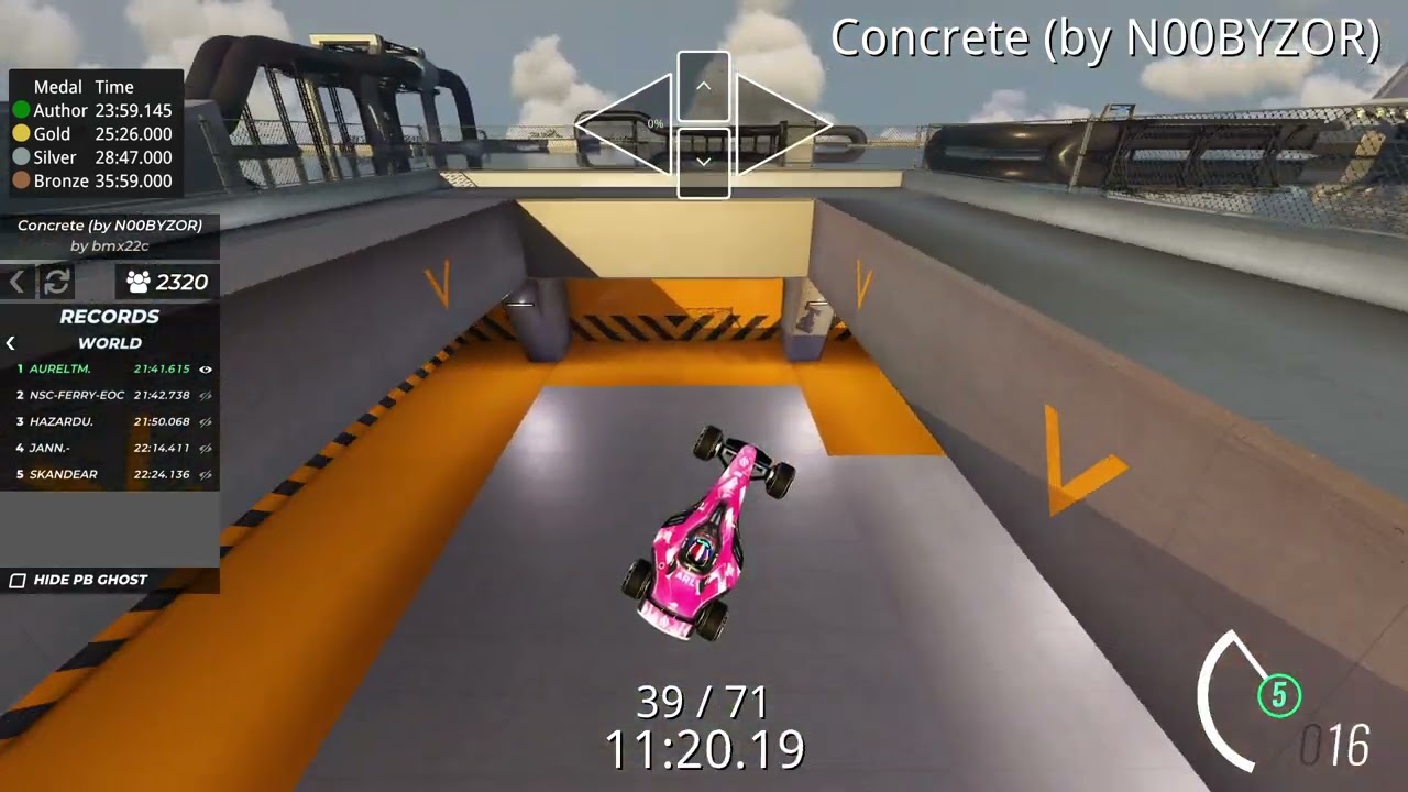 CONCRETE (by N00BYZOR) - with Checkpoints - WR by AurelTM. 21:41 - Trackmania RPG Map