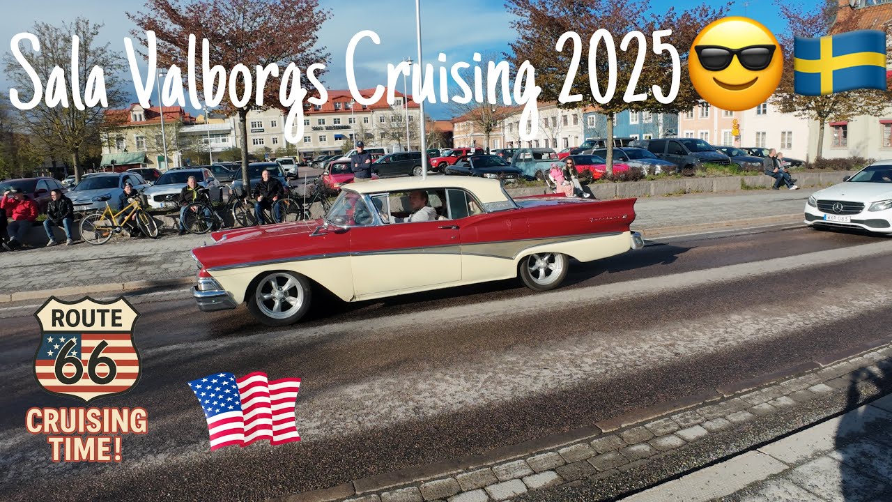 Sala Cruising 2025 PT2 😎🇸🇪 #classiccars #automobile #classic #sweden #oldschool #v8