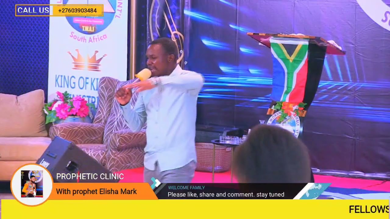 HOLY SPIRIT PROPHETIC CLINIC WITH PROPHET EJP MARK. 