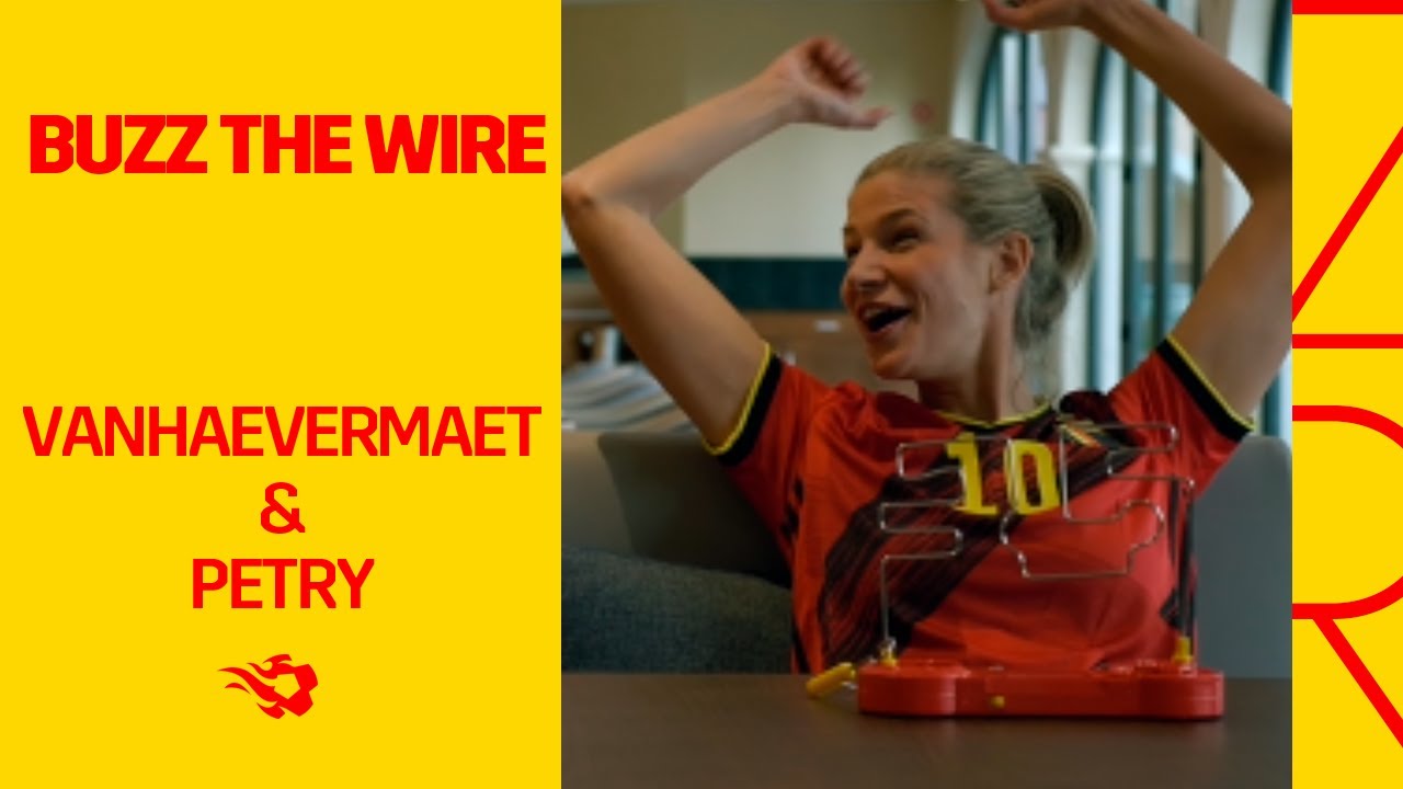 #REDFLAMES | Buzz the Wire with Justine Vanhaevermaet and Lisa Petry