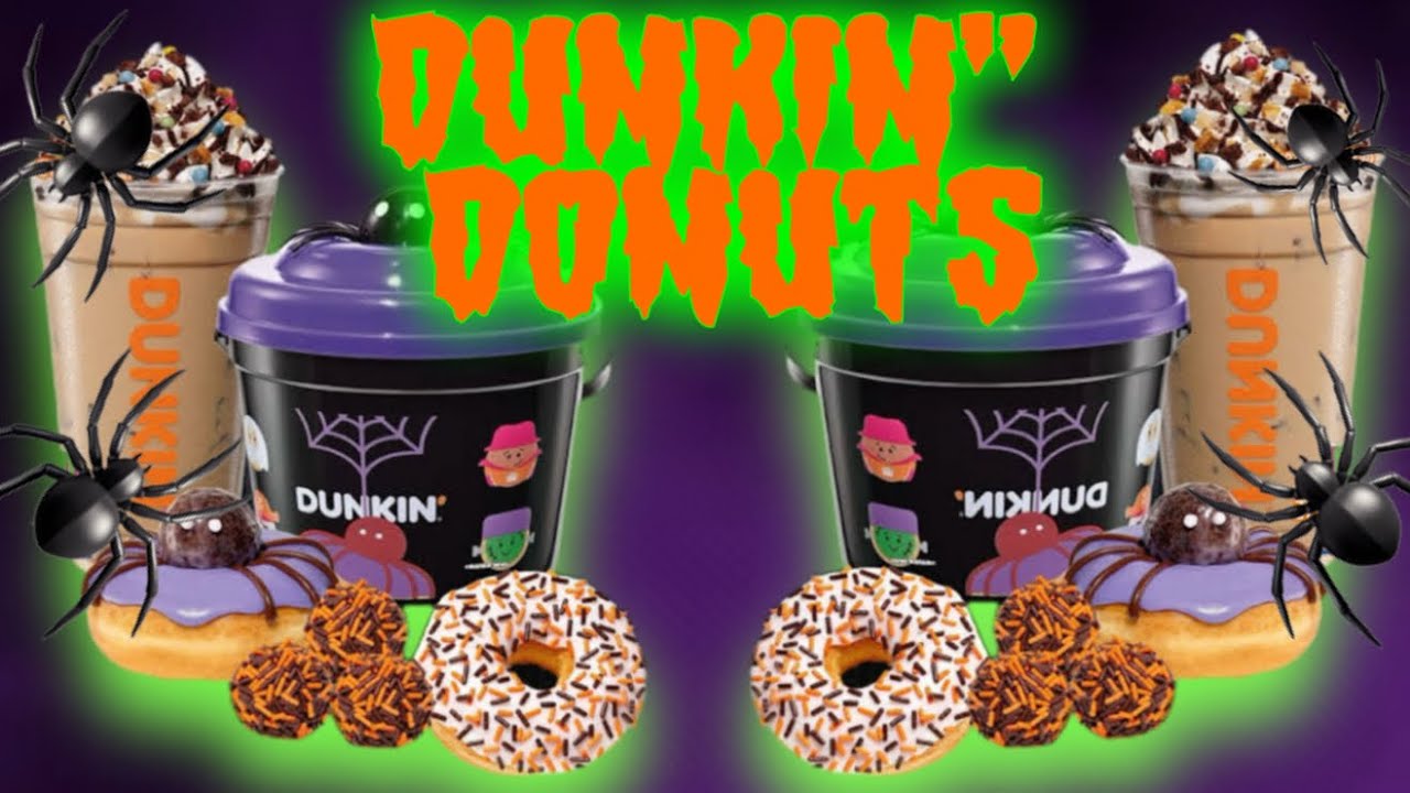 Ordering EVERYTHING on Dunkin’ Donuts Halloween Menu