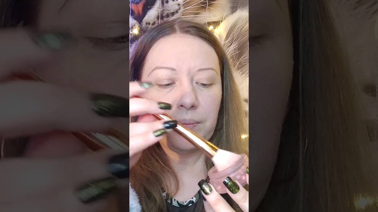 Ого😳Пробую крутую румяну #макияж #makeup #красота #косметика #пудра #асмр #asmr