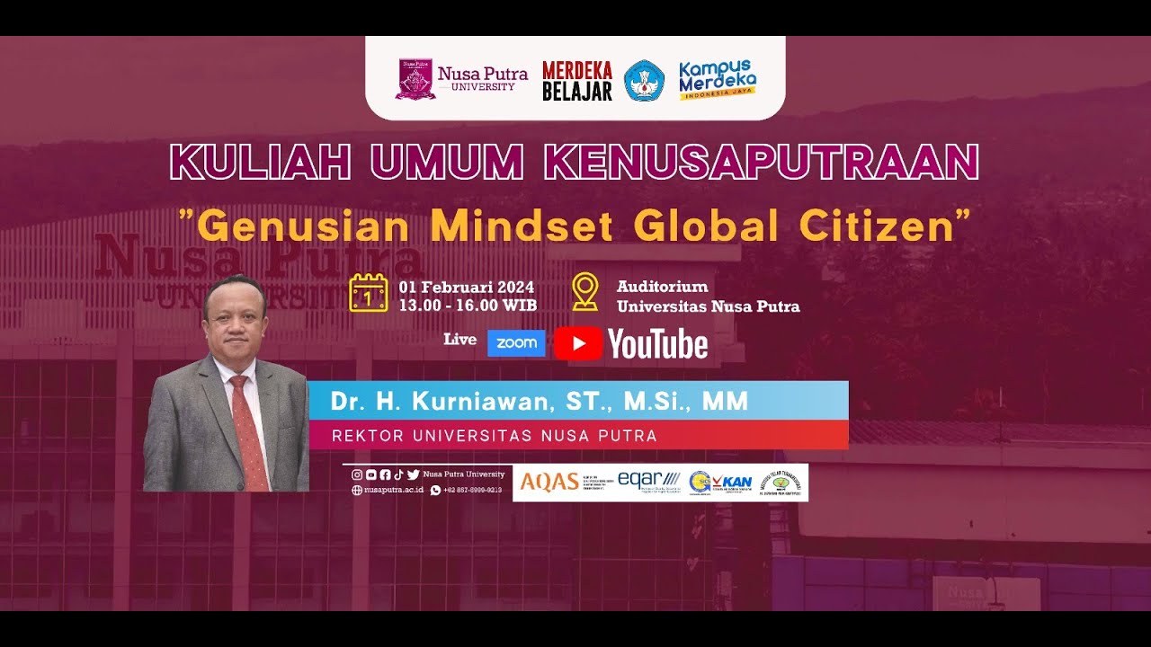 Kuliah Umum Kenusaputraan 2024 dengan tema 