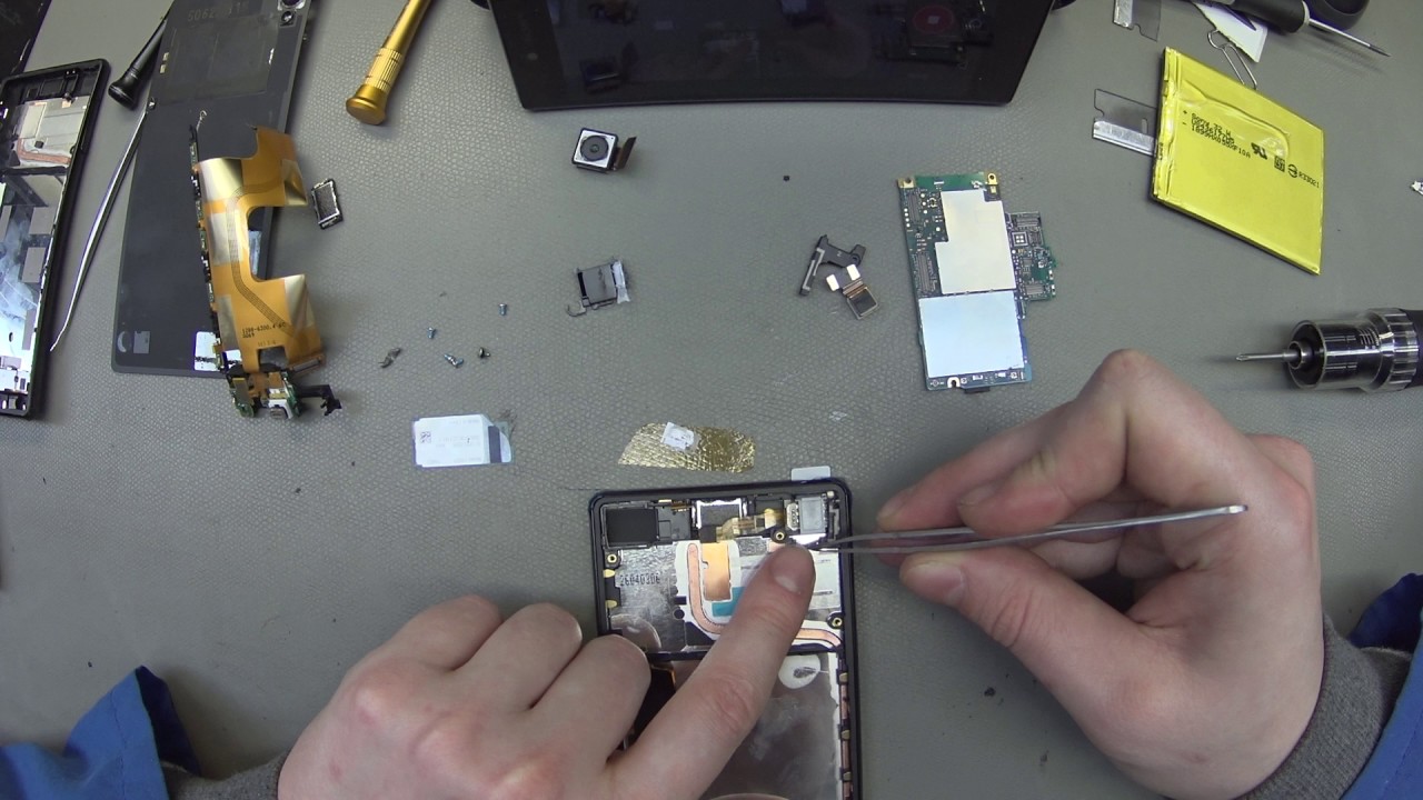 SONY xperia z3+ E6553  Disassembly/replace display modul