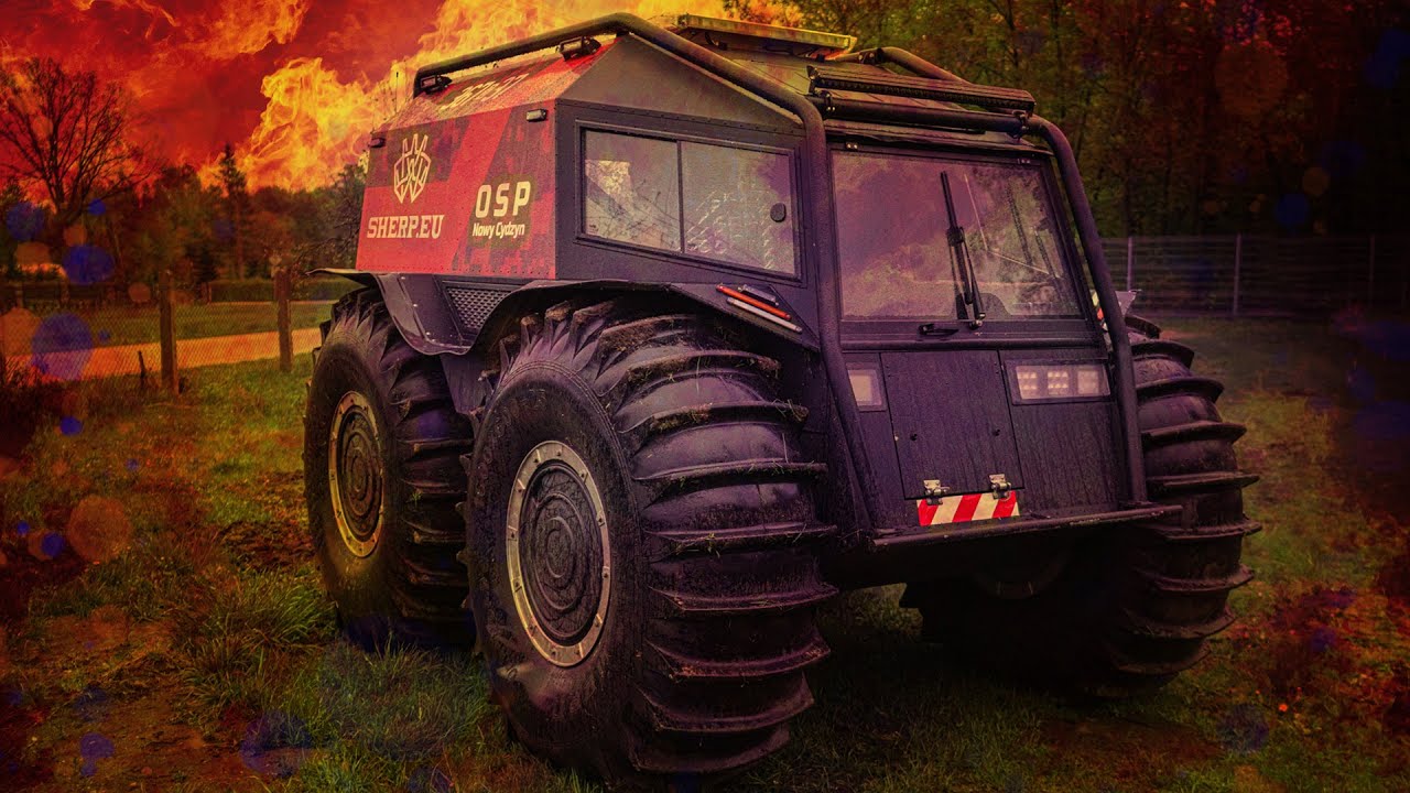 SHERP w służbie OSP - pożar Biebrzańskiego Parku Narodowego | #offroad #4x4 |