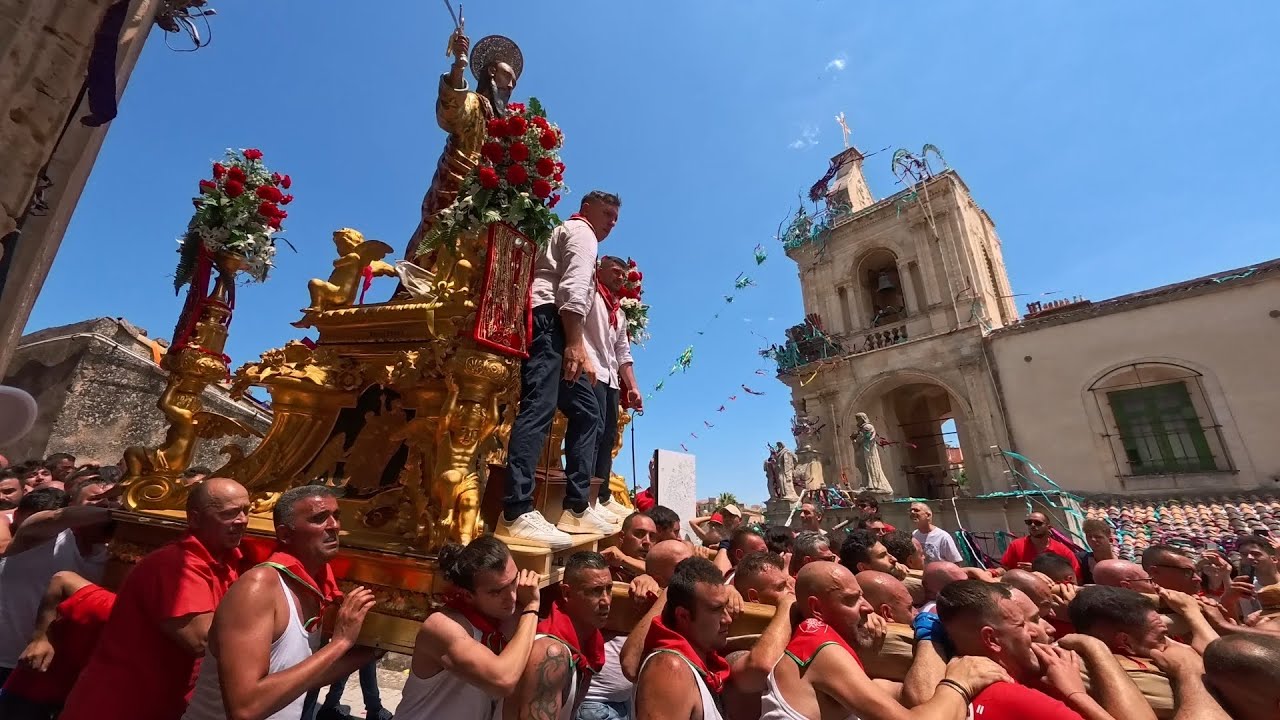 San Paolo Patrono di Palazzolo Acreide,29 giugno 2025,A Sciuta e processione