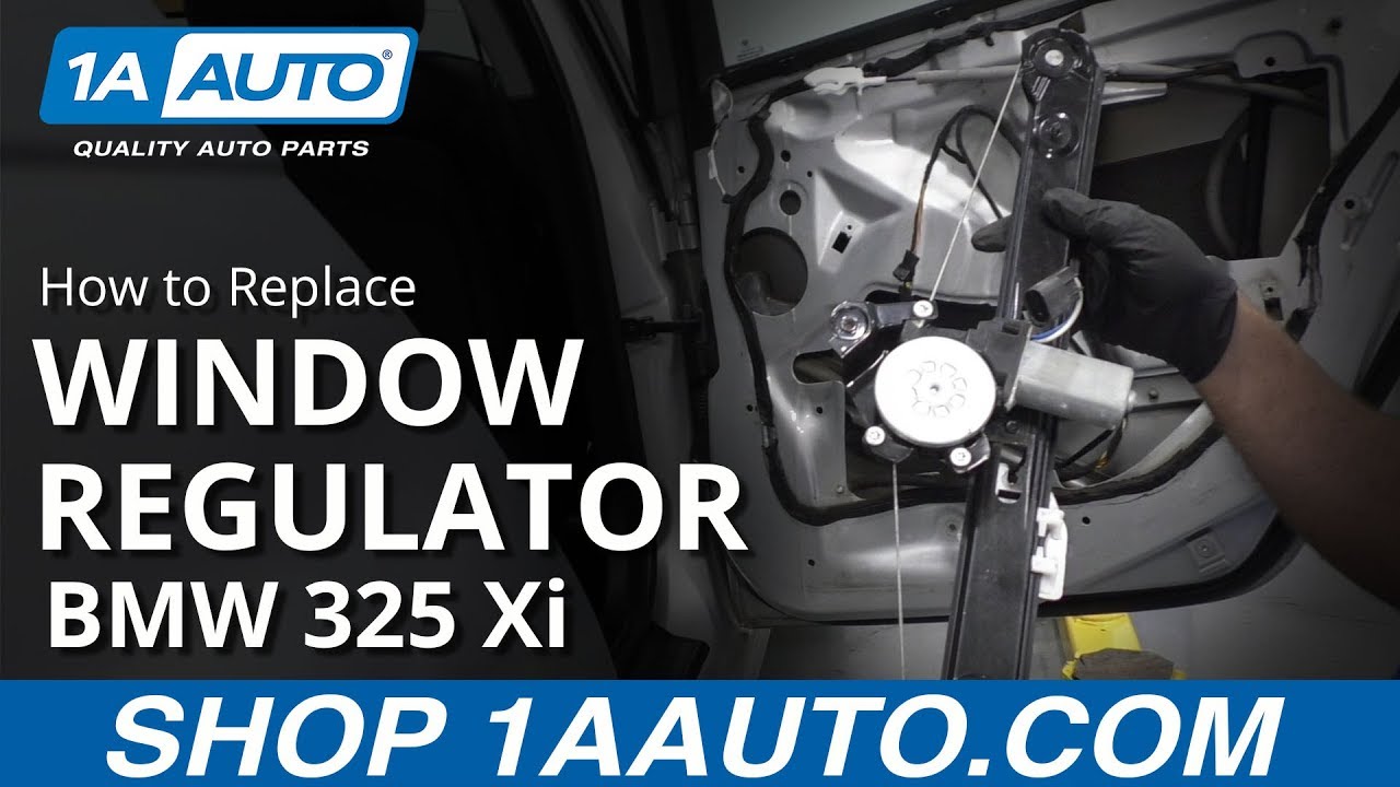 How to Replace Rear Window Regulator 01-05 BMW 325 Xi