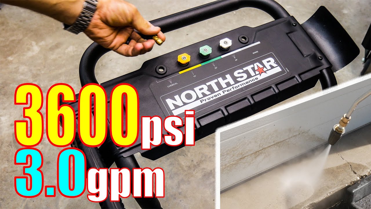 UNDER PRESSURE - NorthStar 3600psi 3.0gpm Pressure Washer Review
