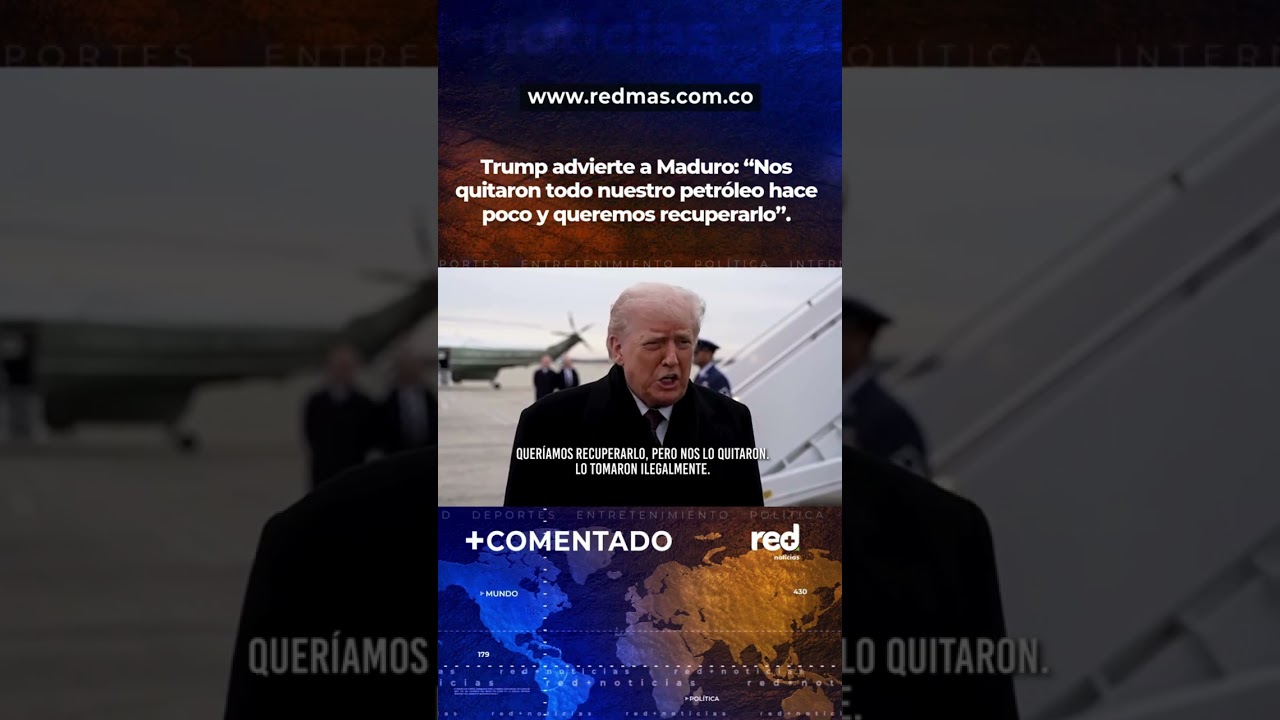 Donald Trump a Maduro: &ldquo;Nos quitaron todo nuestro petr&oacute;leo hace poco y queremos recuperarlo&rdquo;
