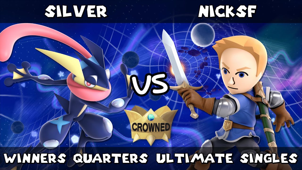 CROWNED # 03 | Silver (Greninja) vs NickSF (Mii Swordfighter) | Winners Quarters | SSBU Smash