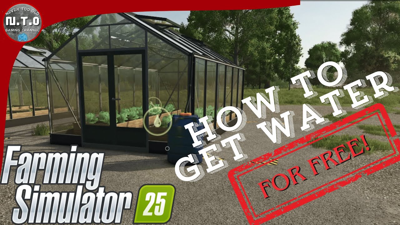 Farming Simulator 25: How to Get Water - Free Water - FS25